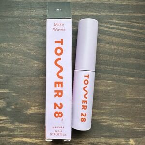 Tower 28 Make Waves Mascara - Travel Size 0.17 oz - Jet Black - BNIB